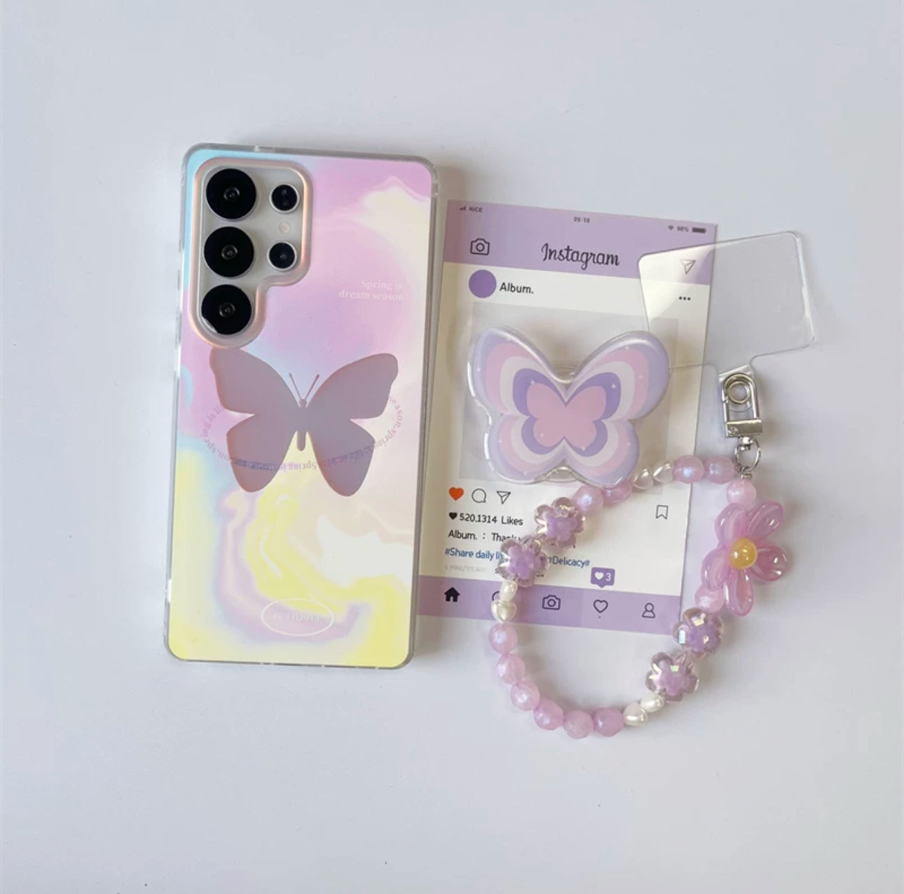 Colorful Butterfly Case for Samsung