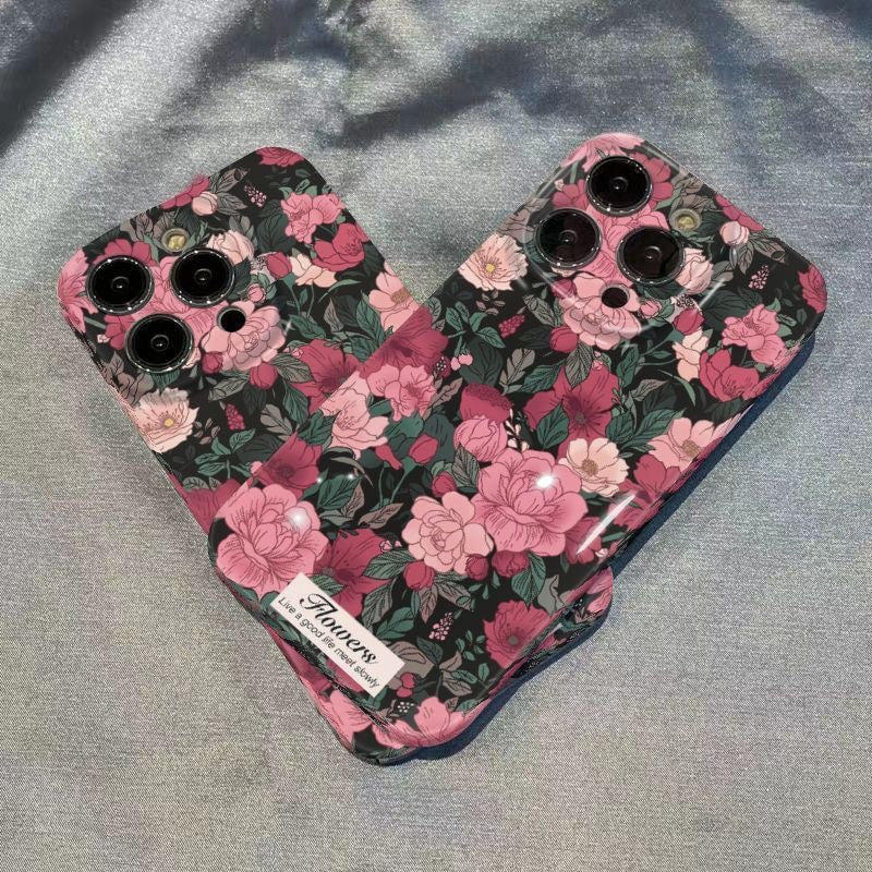 Colorful floral design Case For iPhones