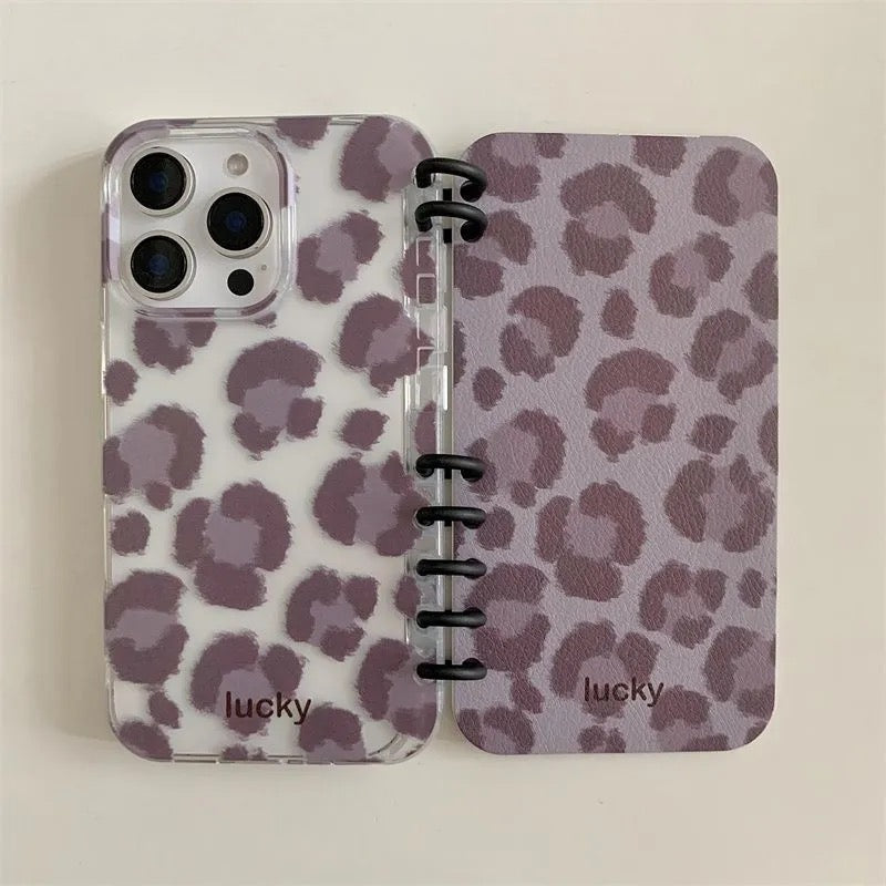 leopard Print Flip case For Iphones