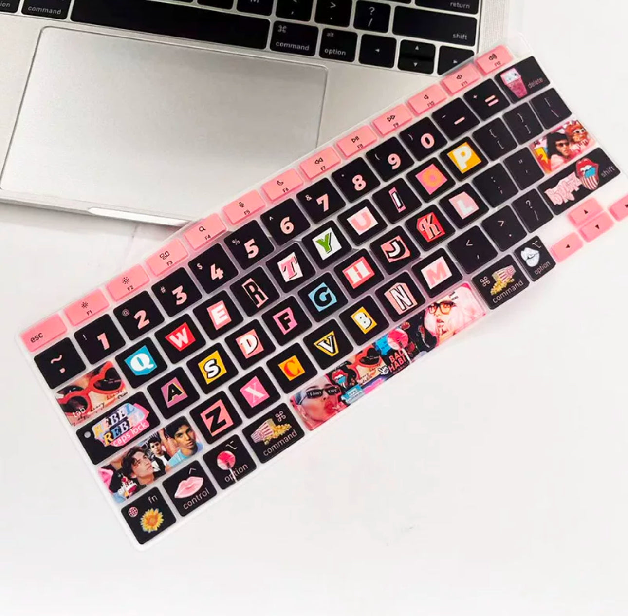 Bratz-Inspired Pink Keyboard Cover