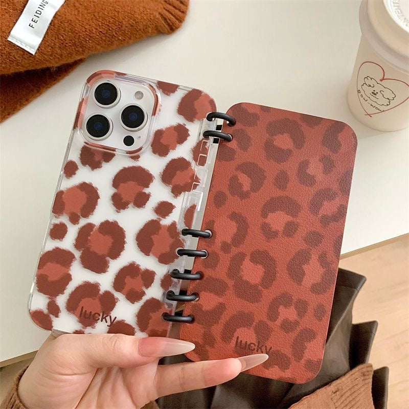 leopard Print Flip case For Iphones