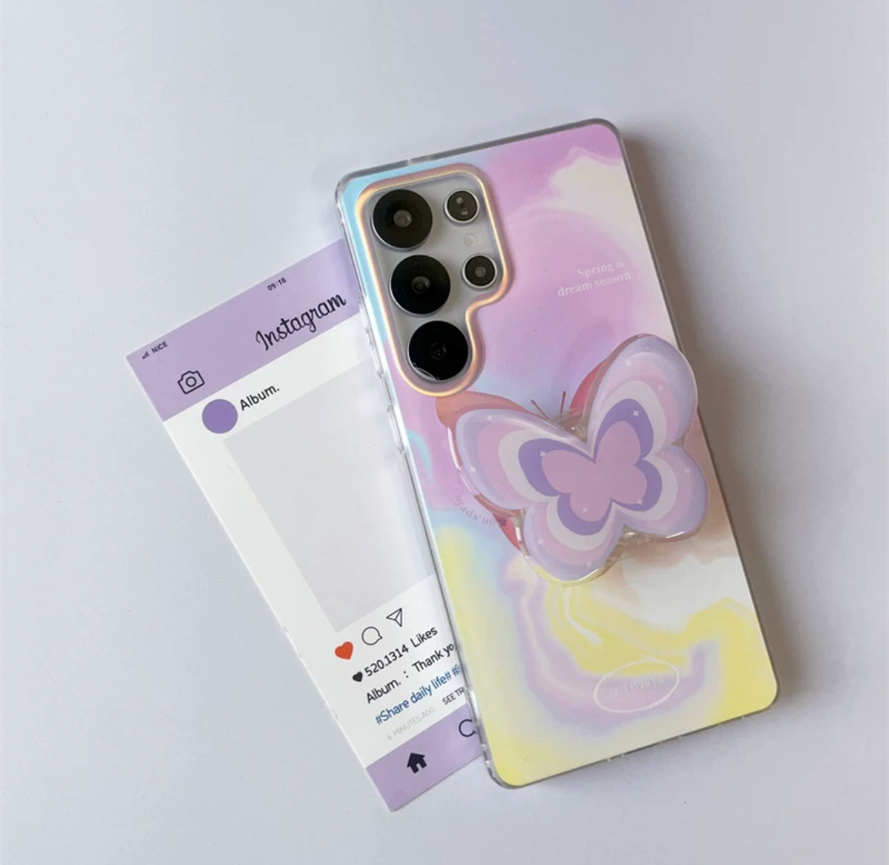 Colorful Butterfly Case for Samsung