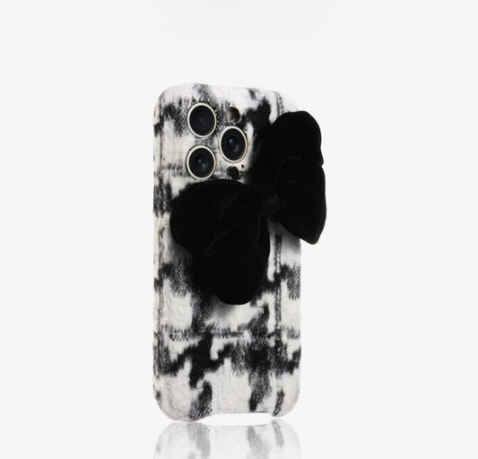 Black Bow Case For iPhone