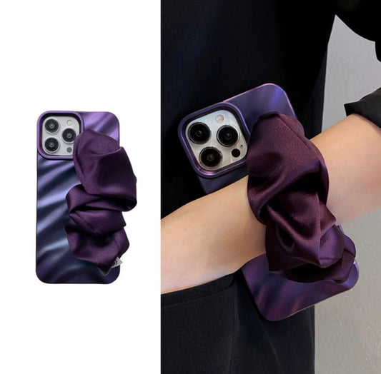 Purple Case with Strap for iphone