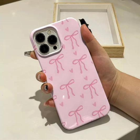 Plastic Bow Knot Case for iPhones