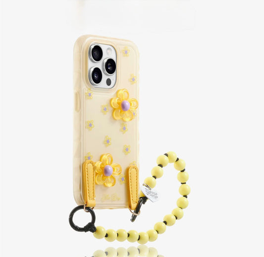 Yello Floral Case For Iphones