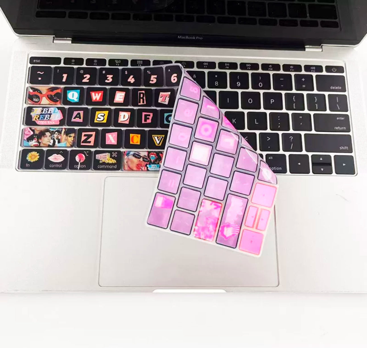 Bratz-Inspired Pink Keyboard Cover