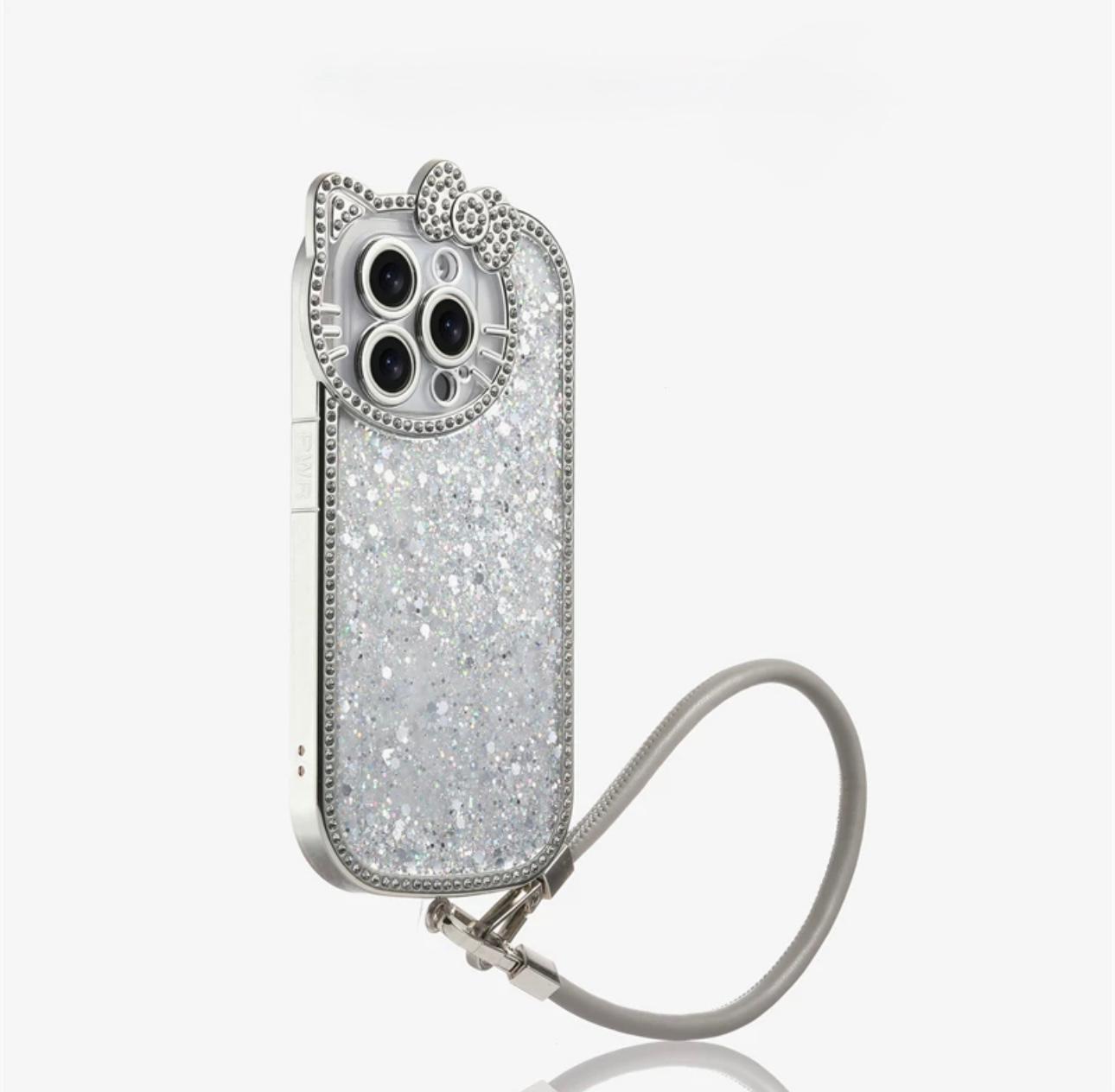 Crystal Diamond Glitter Case with Strap for iPhones