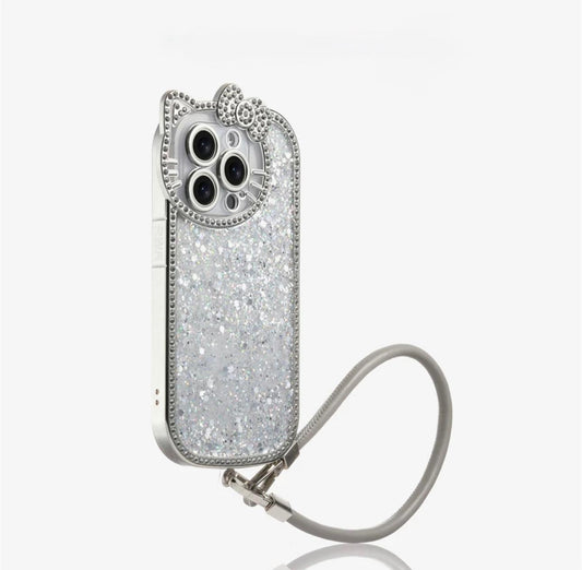 Crystal Diamond Glitter Case with Strap for iPhones