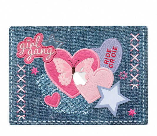 Girly denim MacBook Case