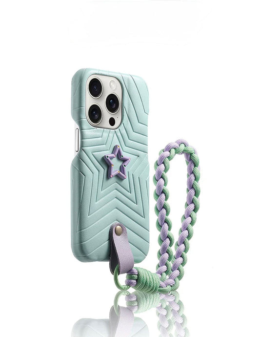 Star Case and with charm For Iphone