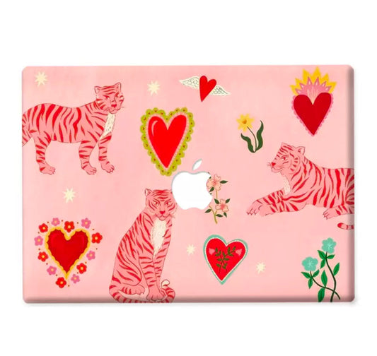 Tiger & Heart MacBook Case