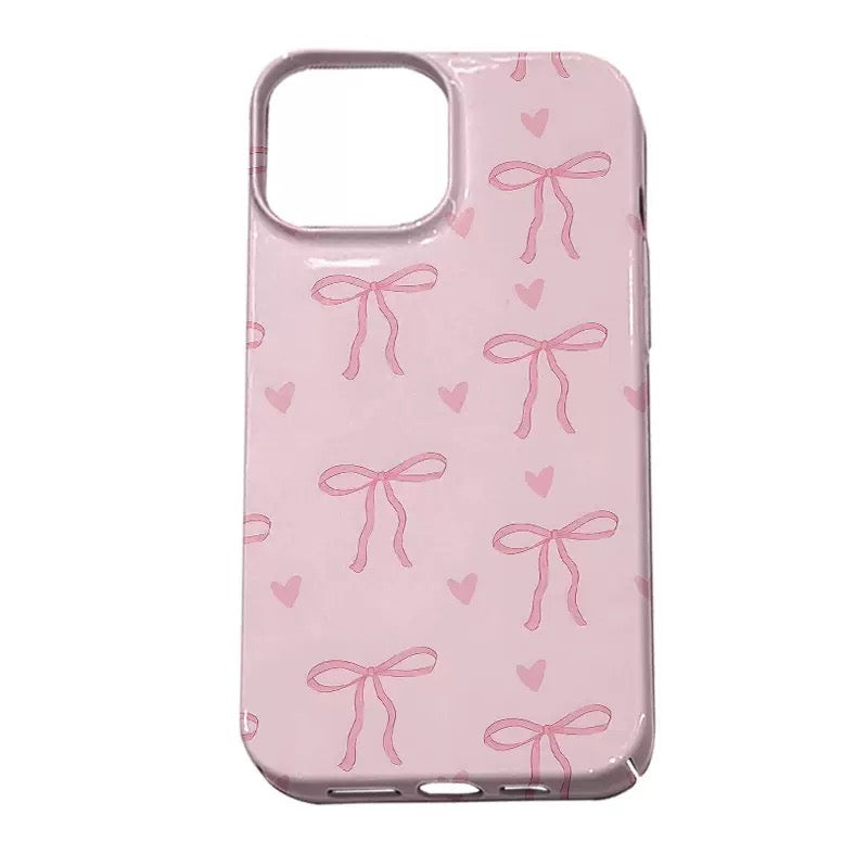 Plastic Bow Knot Case for iPhones