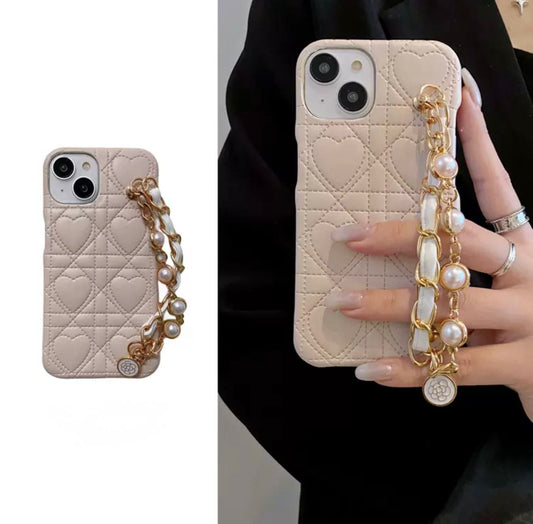 Pearl Luxe Chain Case for iphones