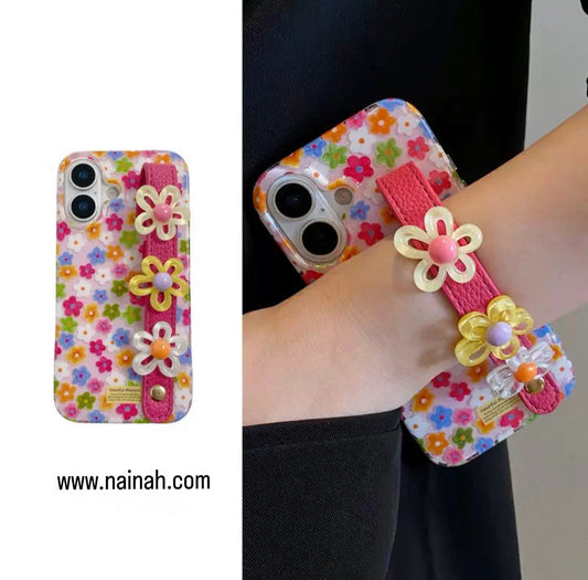 Floral grip Case For iPhones