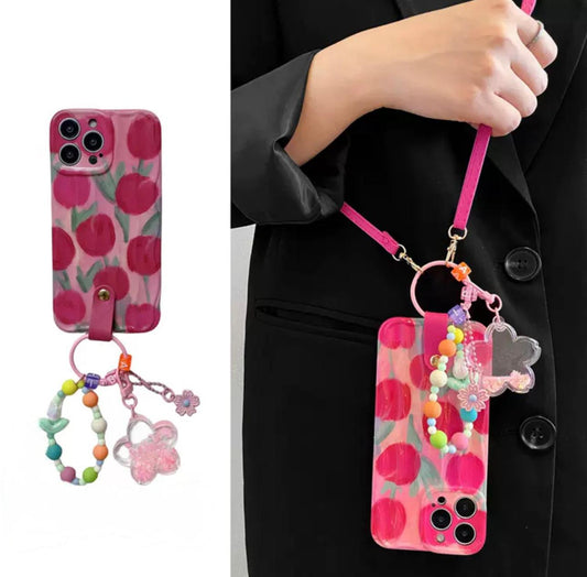 Pink charm Case For iPhones