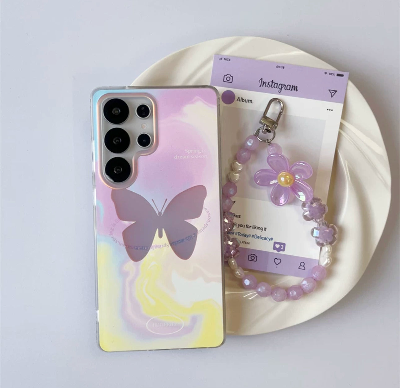 Colorful Butterfly Case for Samsung