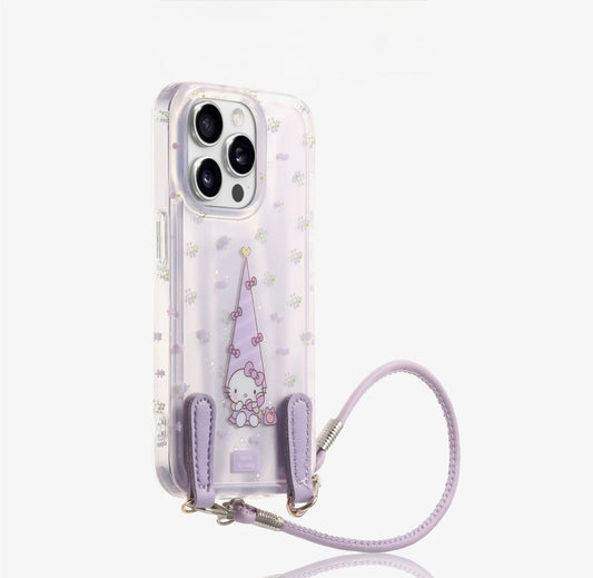 Clear purple case For Iphones