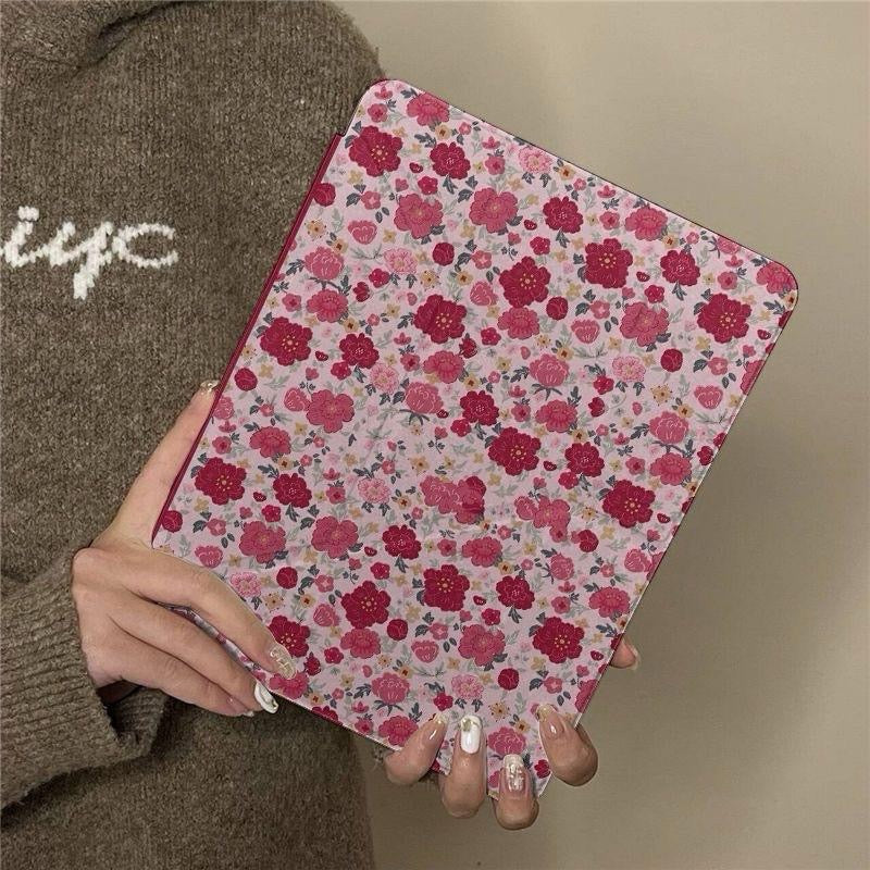 floral iPad protective case