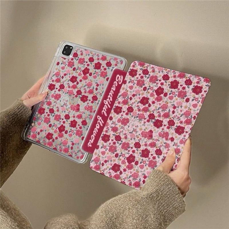floral iPad protective case