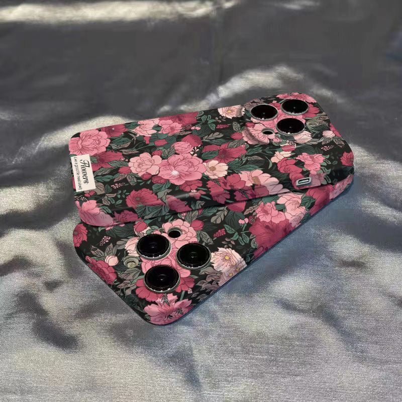 Colorful floral design Case For iPhones