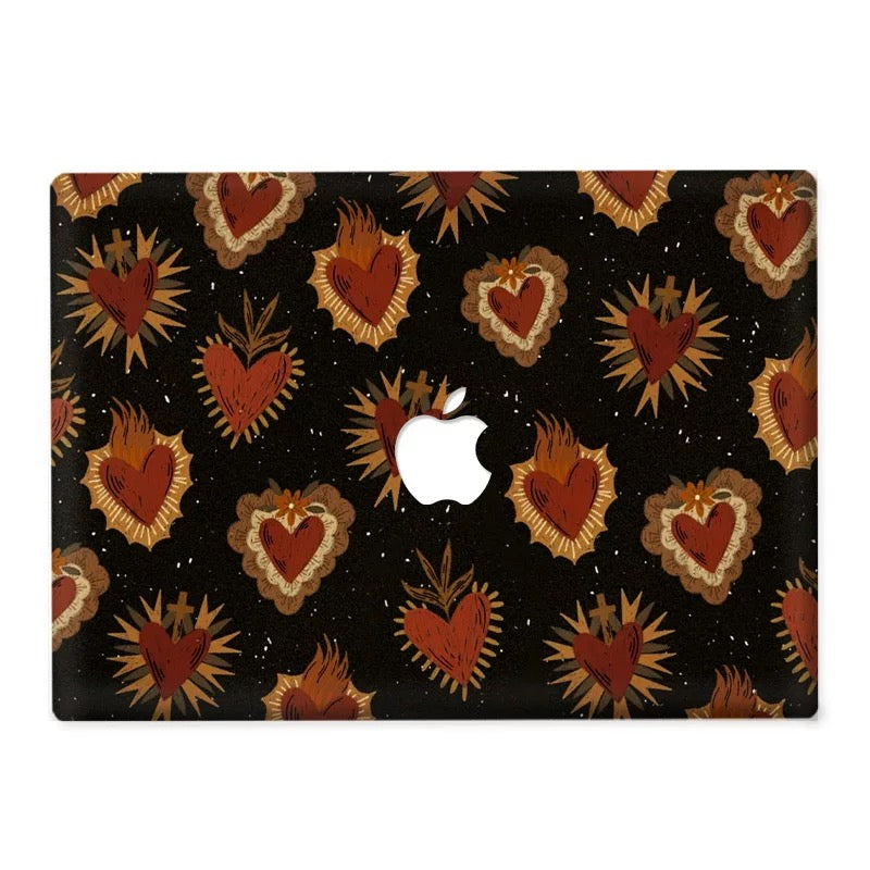 Sacred Heart MacBook Case – Matte Black