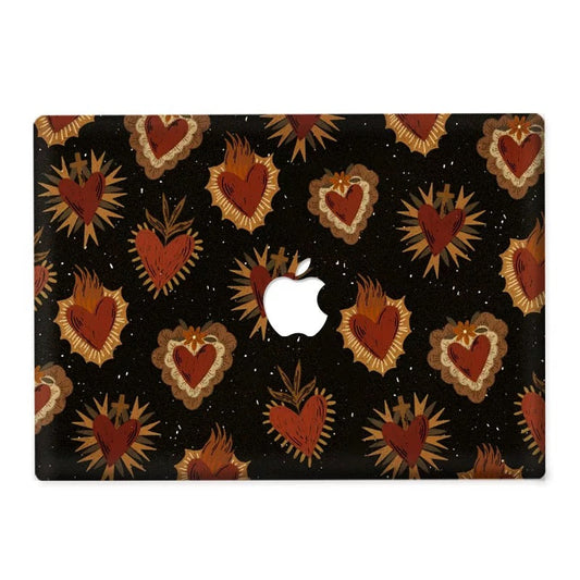 Sacred Heart MacBook Case – Matte Black