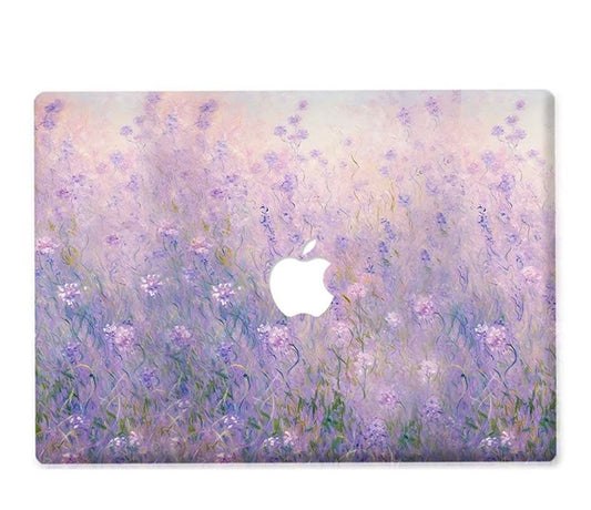 Lavender Garden MacBook Case