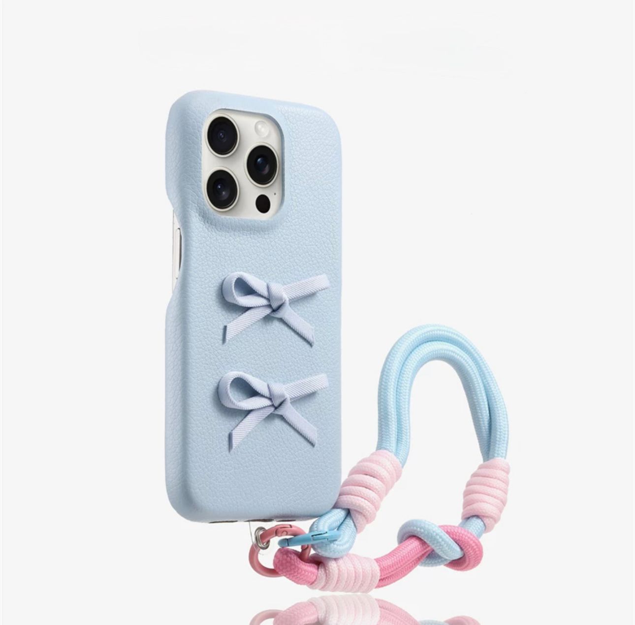 Bow case with charms For Iphones