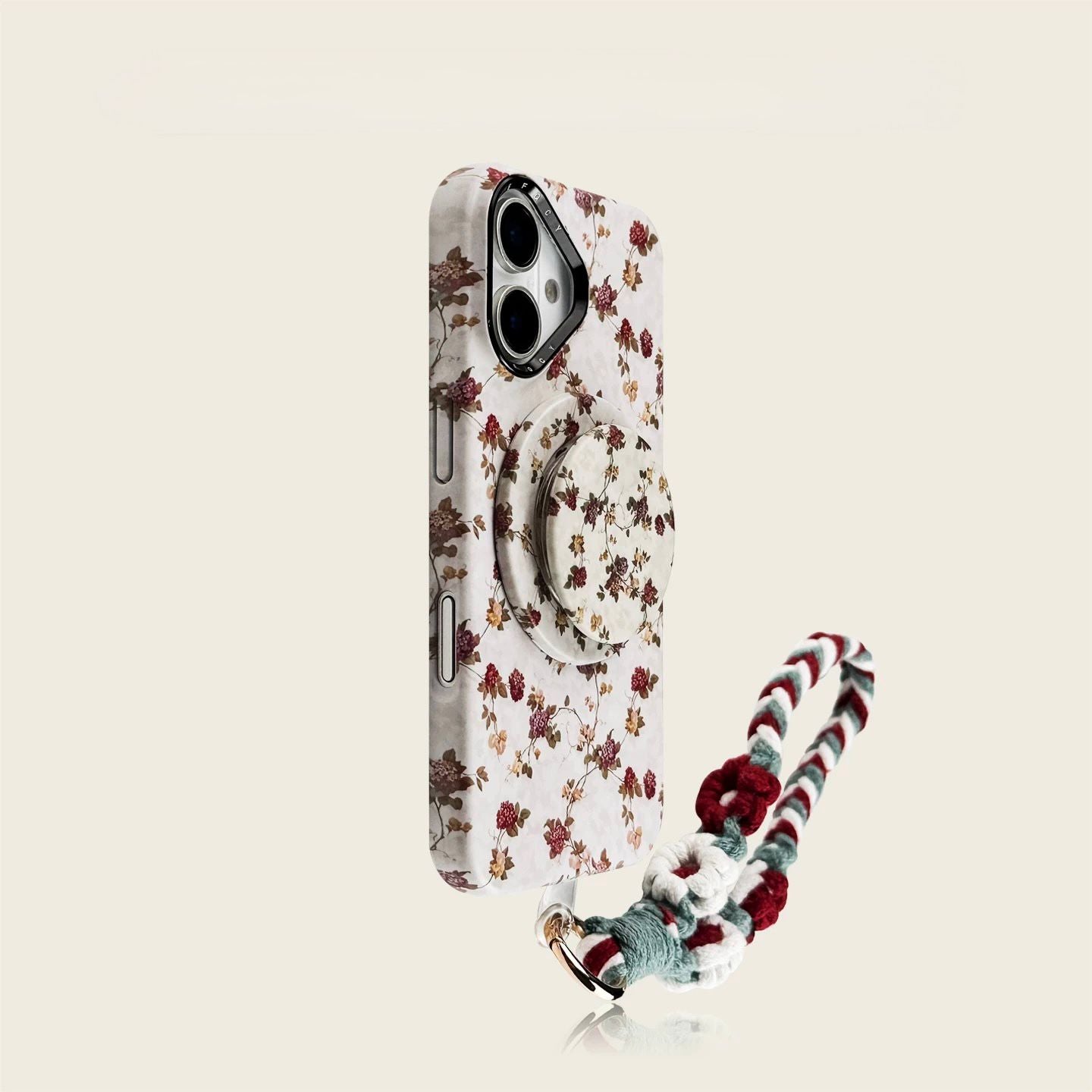 Brown Flower Case For iPhones