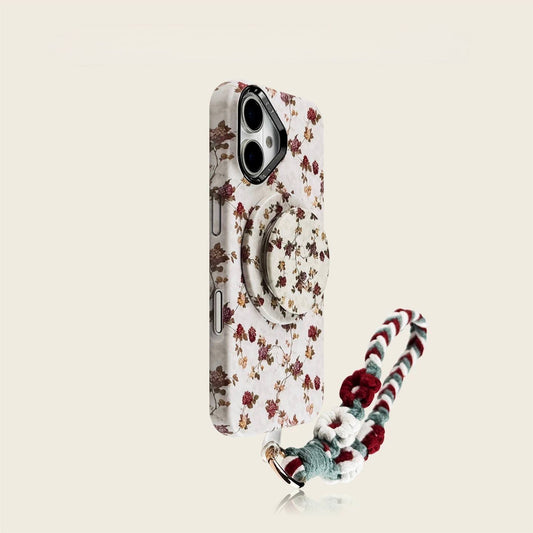 Brown Flower Case For iPhones