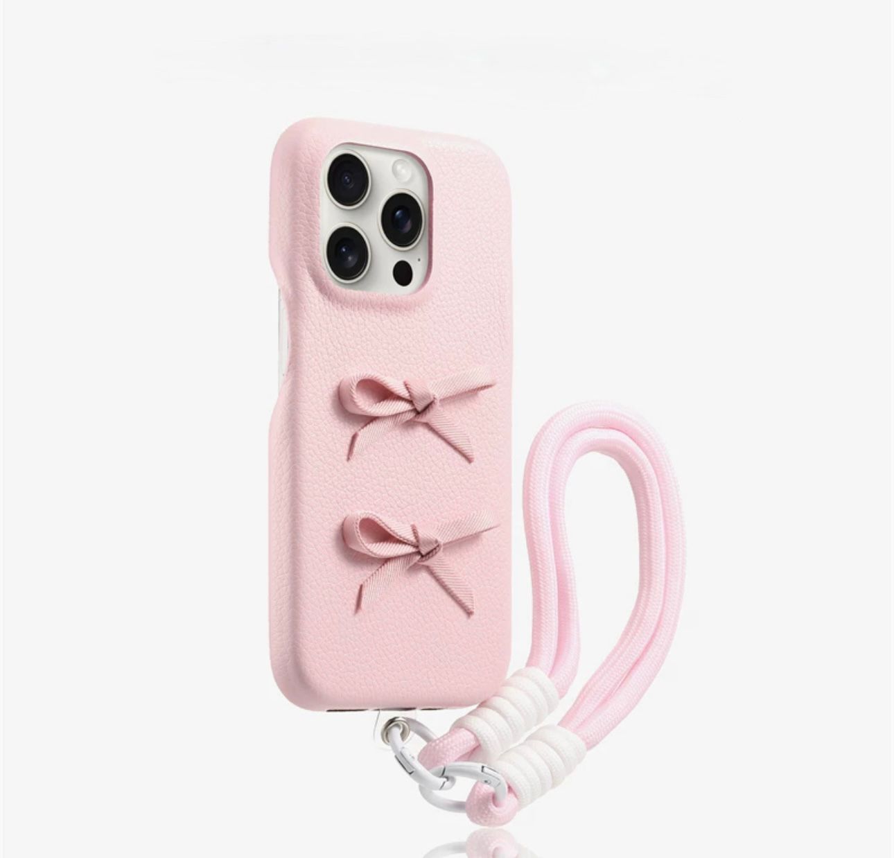 Bow case with charms For Iphones